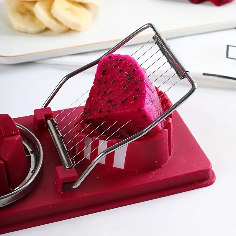 2-in-1 Stainless Steel Egg Slicer &amp; Wedger